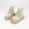 Fashion Distressed Genuine Leather Thigh High Boots with Thick Soles, New Autumn/Winter 2024 Vintage Lace-Up Riding Boots