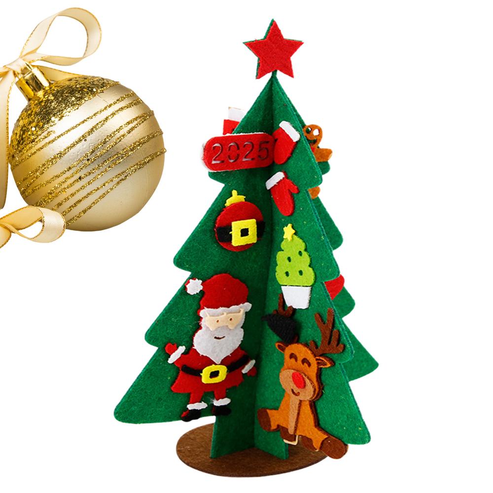 Christmas Trees Craft Kits Creative Christmas Craft Ornament Christmas Arts And Craft Kit Small Children's Christmas Tree Holida