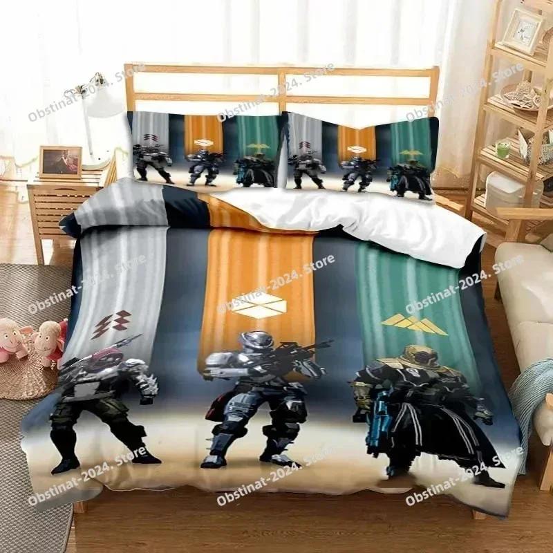 Game Destiny Bedding Set Printed EU single Comforter Quilt Bed Cover Duvet Cover Pillow Case 3 Pieces Sets Kids Adult Size