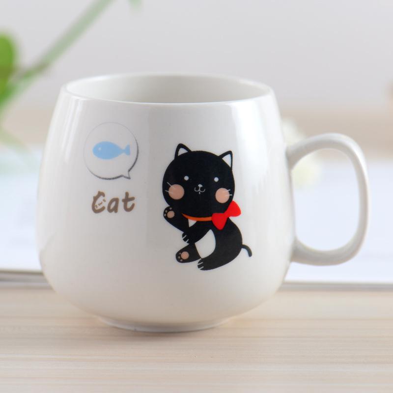 Creative Ceramic Cup Expression Water Cup Household Personalized Coffee Cup Cartoon Cup Mug