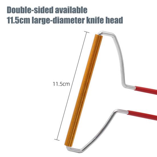 Pet Hair Removal Tool Reusable Lint Remover Portable Carpet Scraper Rake Fuzz Hairball Shaver Brush for Carpet Mat Couch Pet Bed Furniture Rug