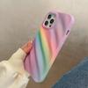3d Water Ripple Rainbow Phone Case For Iphone 14 Pro Max 13 12 11 14 Plus Xr Soft Silicone Back Cover Bumper