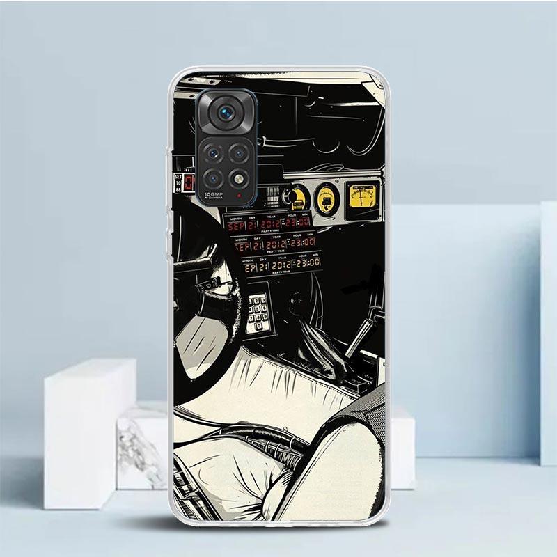 

Back To The Future TV Phone Case For Xiaomi Redmi Note 15 14 14S 13 12S 12 Pro Plus 11S 11 11T 11E 10S 10 + Soft TPU Back Cover Redmi Note 10 4G