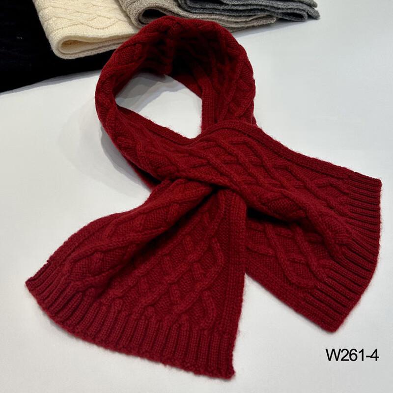 G·TENNA NX-W261 Women's Diamond Pattern Wool Insert Scarf
