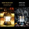 Rechargeable Vintage Lantern LED Metal Hanging Lantern Table Lamp for Indoor Outdoor Camping