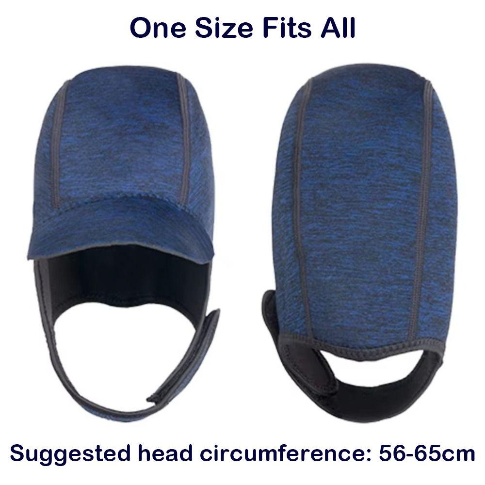 Thermal Neoprene Hat Adjustable Headgear Diving Hood Beanie  or Surfing Kayak Swimming Diving
