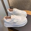 Kožené Síťovina Prodyšné Malé Bílé Boty Dětské Letní Novinka Obuv na zvyšovací prkno se silnou podrážkou Lehká Neformální sportovní obuv