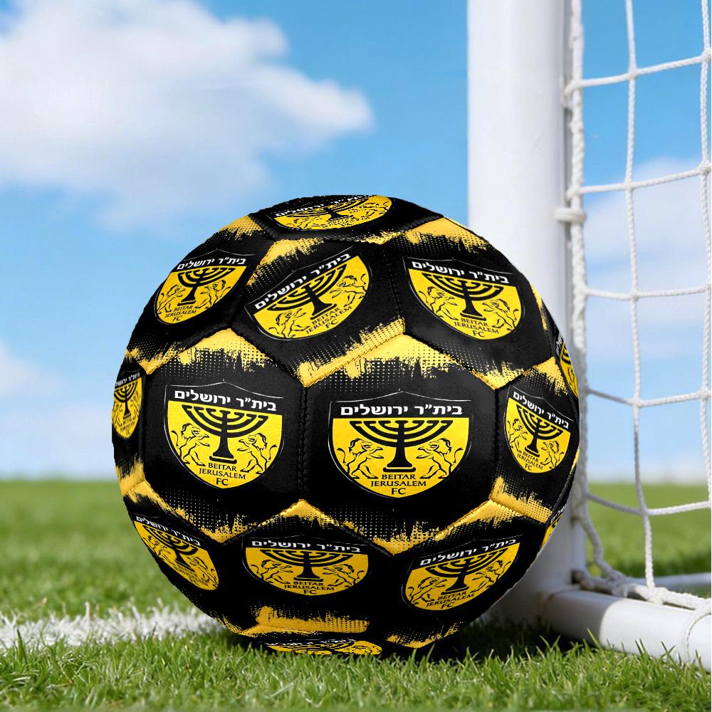 Beitar Football Club Printed Size 5 Soccer Balls, High-Quality, Anti-Slip, Protective Football, A Unique Gift , Birthdays, Christmas Gifts