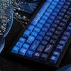 Starry Sky Keycaps·Starry Night Corridor·Night Tour·Dark Blue Gradient Pbt Cherry 139Keys Blue Gradient Purple Dream Keycaps