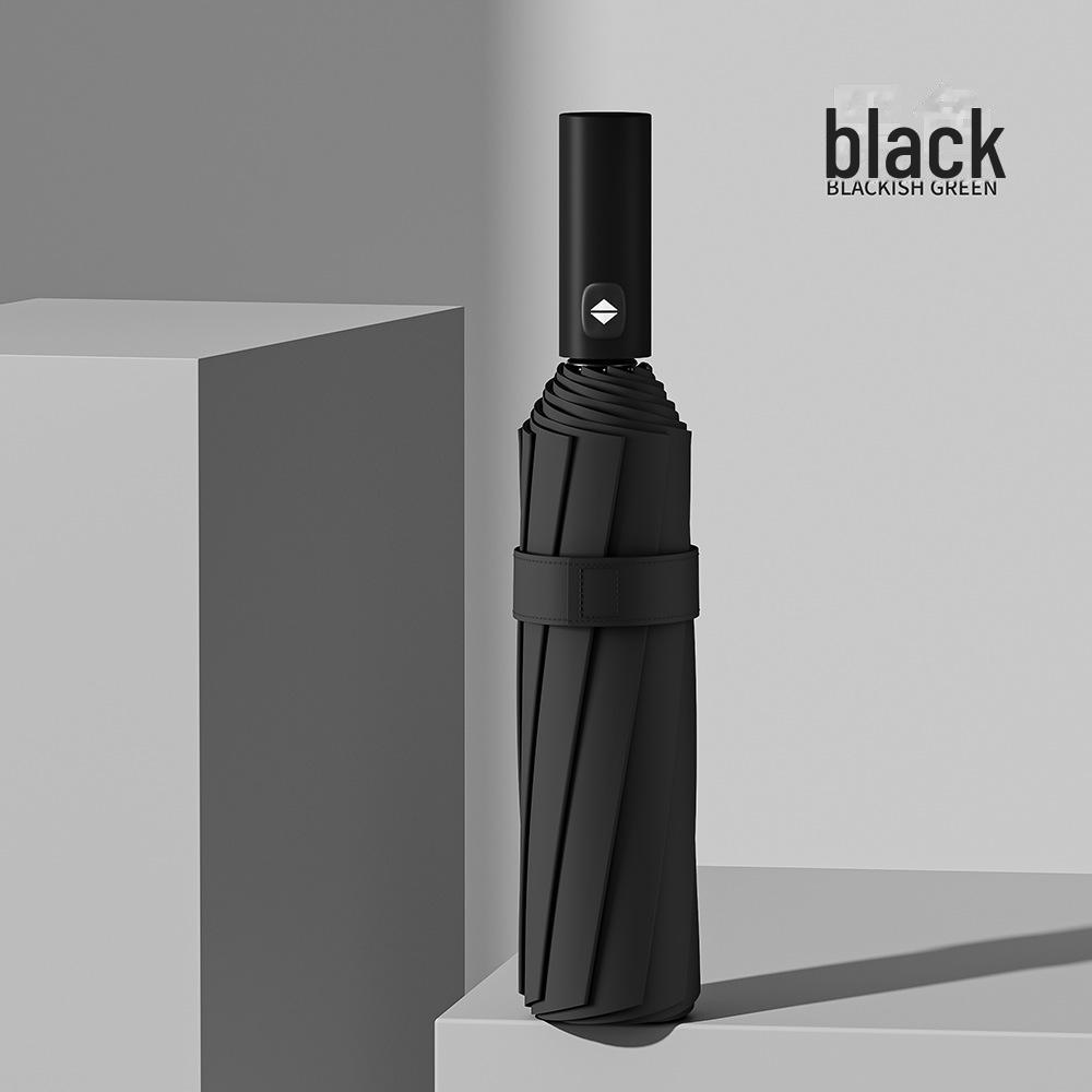 Automated 24-Bone Folding Umbrella, High-Grade Men's Dual-Use for Sun and Rain