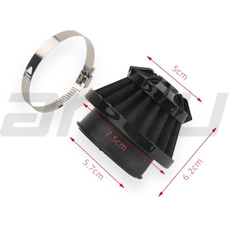 Motorcycle Engine Filter High Flow Mushroom Head 35 42 48mm Caliber Intake Air