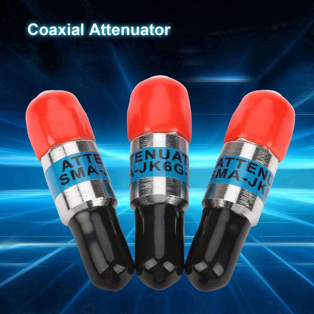 SMAJK Male To Female RF Coaxial Attenuator 2W 6GHz 50 Ohm  130dB (3dB)