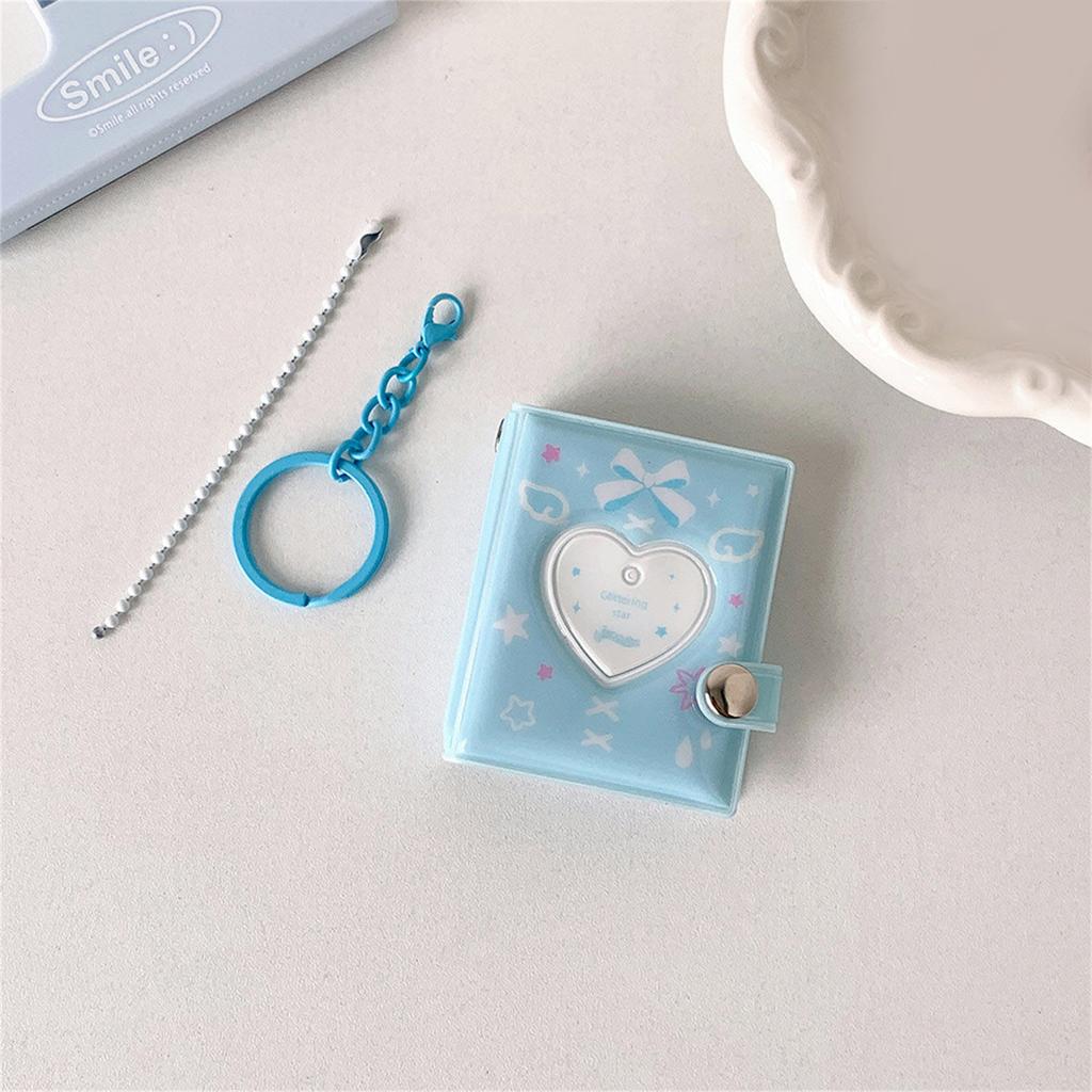 Durability PVC Card Holders Student Ids Photo Album Storage Book Sweet Bows Design For Fans School Essential Decoration