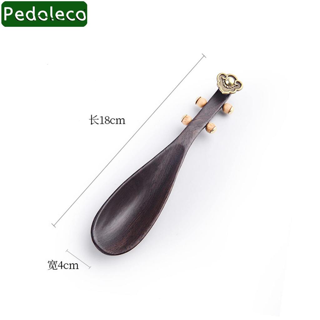 Pedoleco Teaspoon, 18040mm, Pipa Shape, Japanese Style, Stylish Teaspoon, Traditional Craft, Handmade Tea Set, Tea Ceremony Accessories, Tea Making