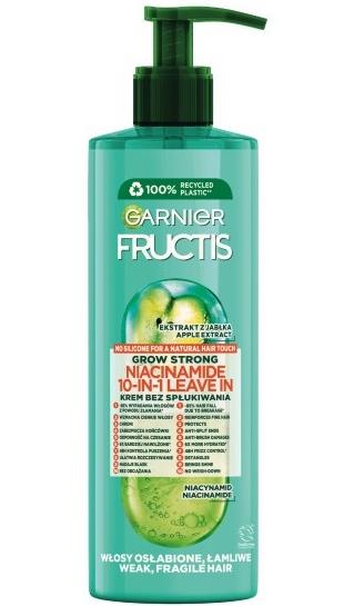 Garnier Fructis 10-in-1 Kraft- und Wachstums-Leave-In-Haarcreme, 400 ml – Stärkende und verstärkende Formel