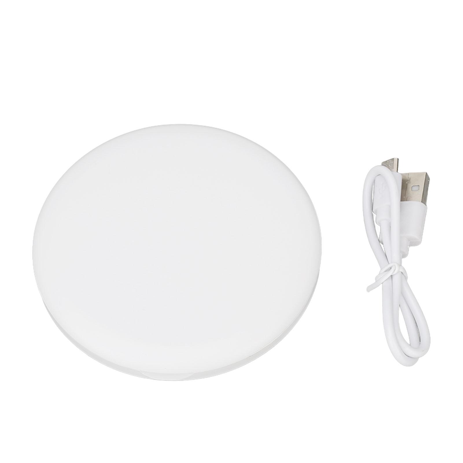 

Круглое светодиодное карманное зеркало, портативное складное мини-зеркало со светодиодной подсветкой для макияжа для путешествий