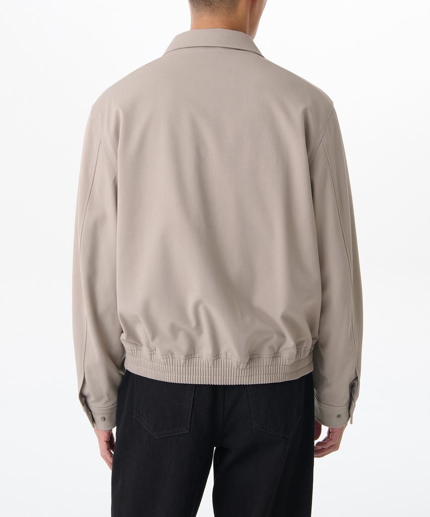 Musinsa Standard Relaxed Minimal Blouson Jacket [Light Beige]