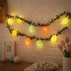 Leuchtender Osterkranz 10 LED-Lichter 2M Oster Zweiggirlande Wasserdicht Riss Oster-Ei LED-Lichtgirlande Wanddekoration