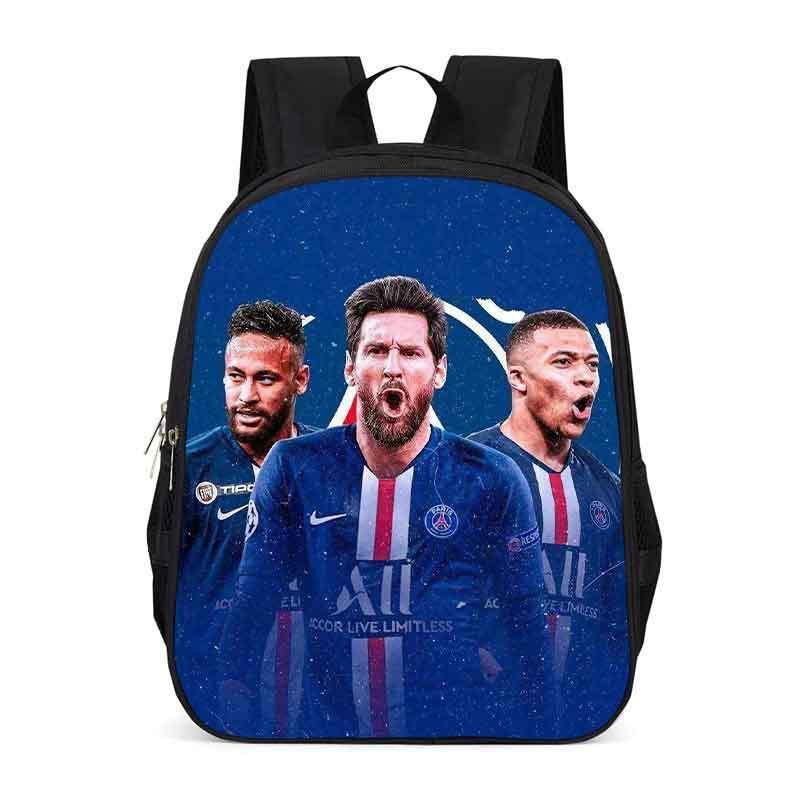 Zaino Scolastico per Bambini con Stampa Cristiano Ronaldo Neymar Leggero Design Ergonomico Studenti Elementari