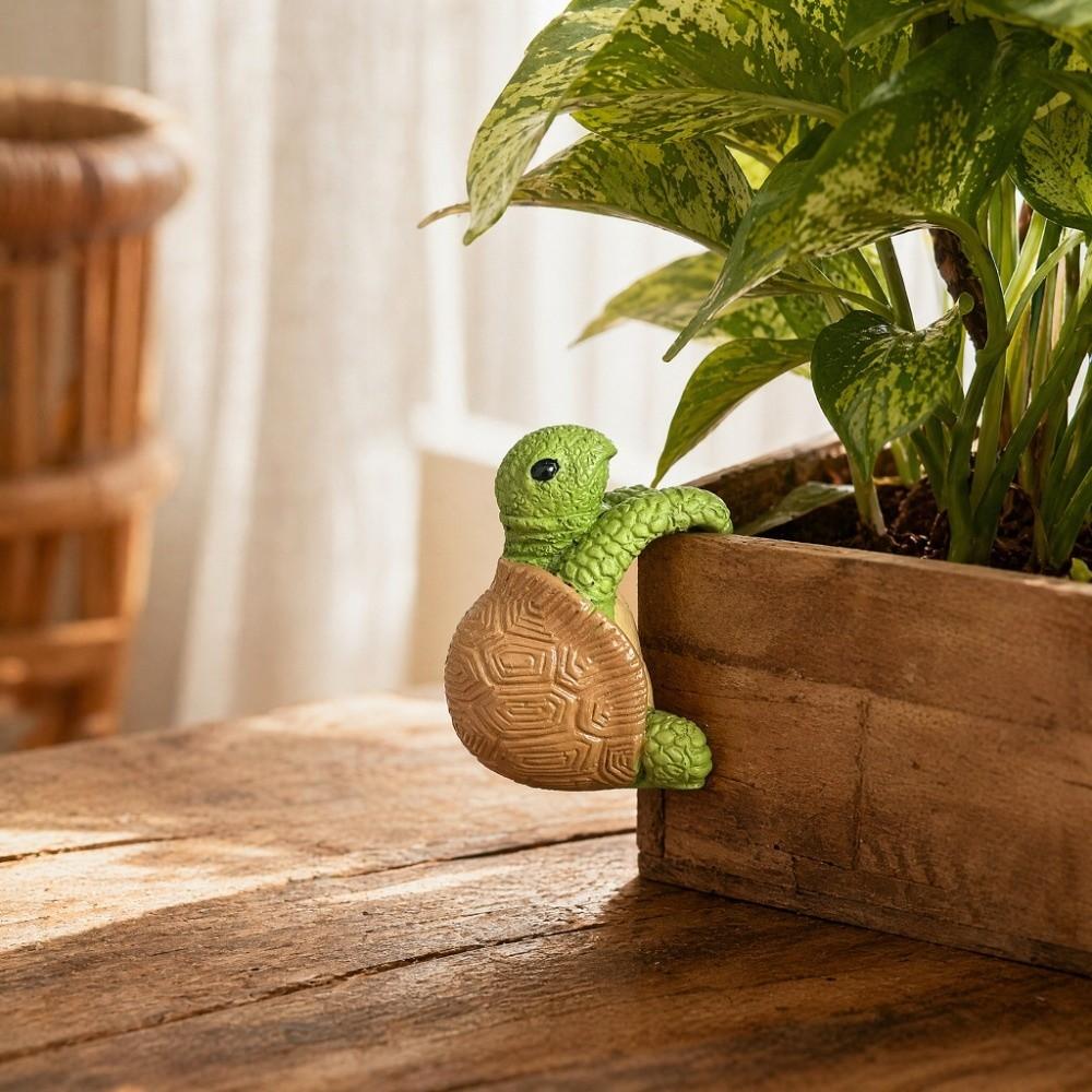 Hanging Decor Turtle Garden Decoration Potted Plant Partner Garden Figurine Home Living Room