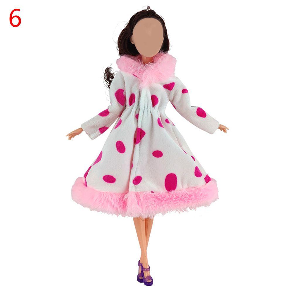 

Toy For Baby 30cm Doll Warm Clothes Soft Fur Coat Winter 6