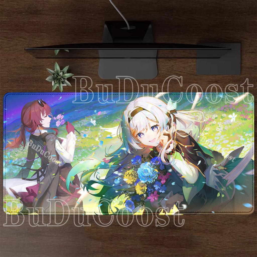 Large Gaming HSR Firefly Honkai Star Rail Mouse Pad Kawaii HD Printing Office Desk Mat Cabinet Keyboard Anime Sexy Girl Mousepad