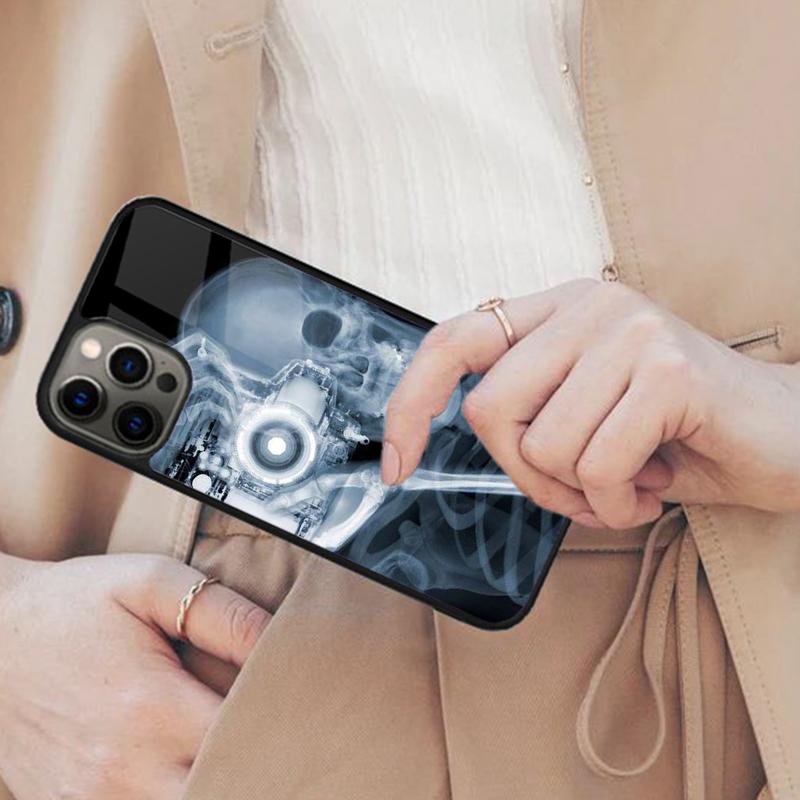 Skeleton X-Ray Magnetic Phone Case For APPLE iPhone 17 Air 16 14 13 12 Pro Max 15 Plus Wireless Charge With MagSafe Cover