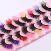 8 Pairs Of Colored False Eyelashes 8D Curled Natural Eyelashes Stage Makeup Performance False Eyelashes