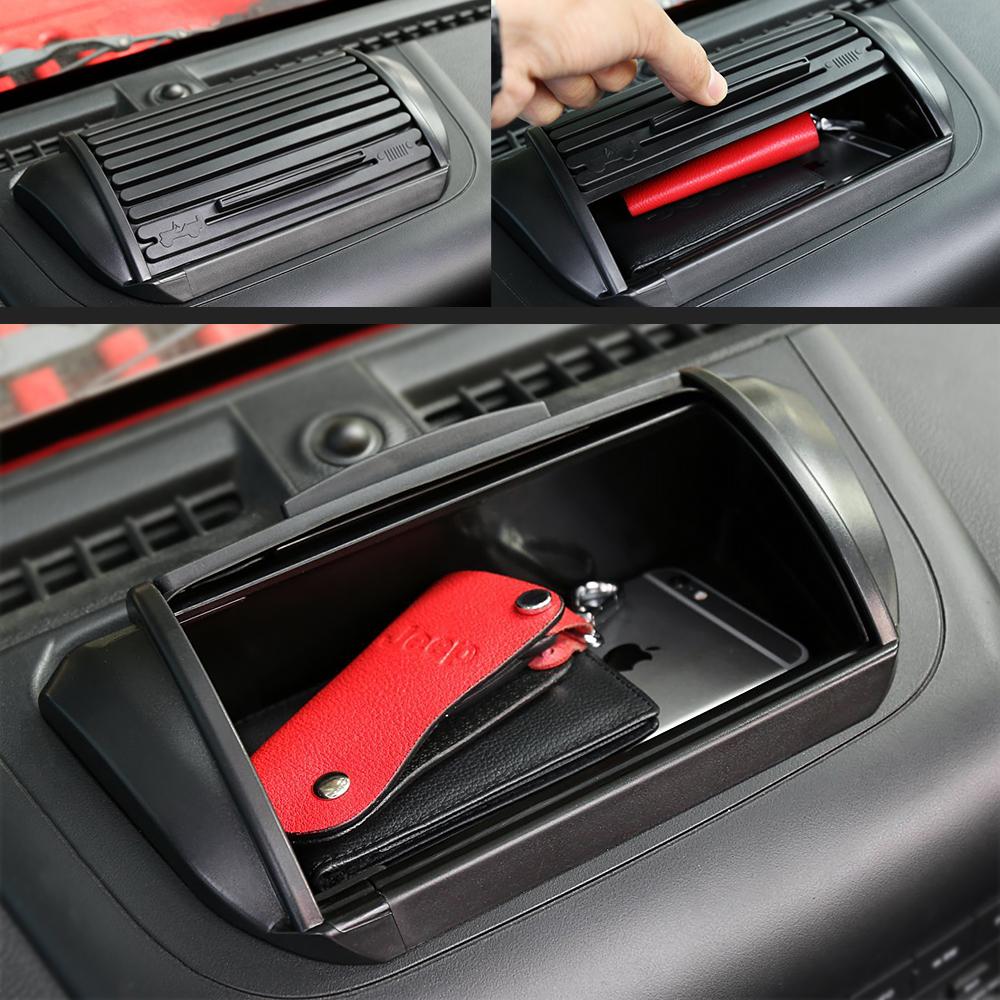 Car Dashboard Storage Box Holder For Jeep Wrangler&Unlimited JK 2011 2012 2013 2014 2015 2016 2017 Console Tidying car product