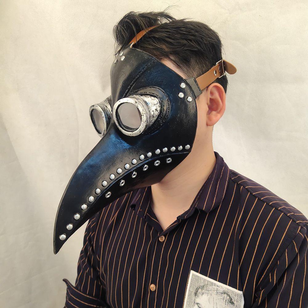 Masquerade Prop Halloween Scary Masks Party Cosplay Props Medieval Steampunk Mask Doctor Bird Mask
