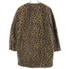 HYSTERIC GLAMOUR wool blend Animal Pattern No color coat M Brown Women Used