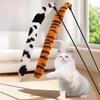 Long Tail Cat Teaser Wand, Interactive Kitten Toy for Indoor Play & Boredom Relief