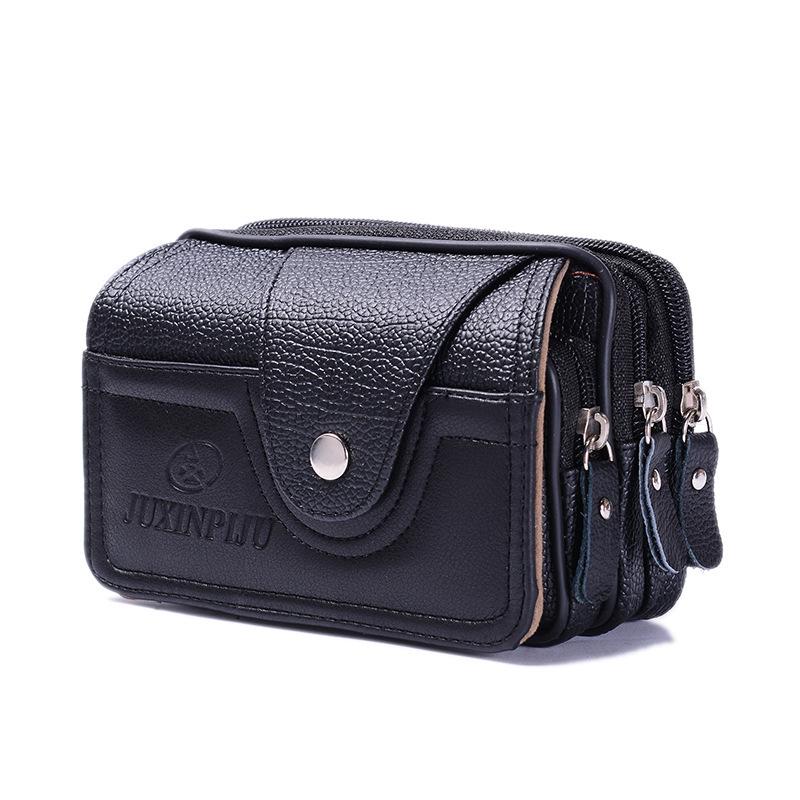 Cross-Border Men's Waterproof Anti-Theft Phone & Coin Belt Waist Pack