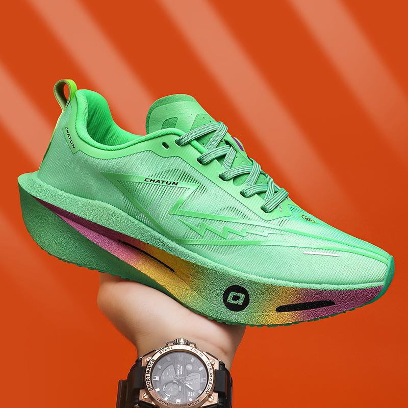 Outdoor leisure sports running shoes simple and beautiful men's and women's shoes long jump long distance running