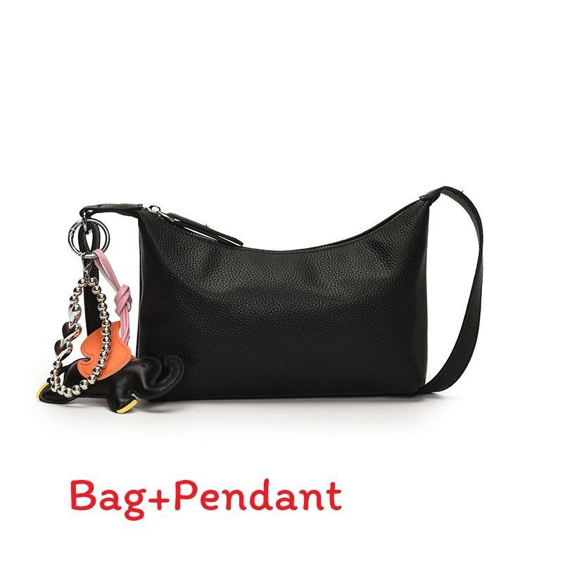 French Boutique Style Crossbody Bag With Pu Fabric And Carved Stitching For Casual Outings