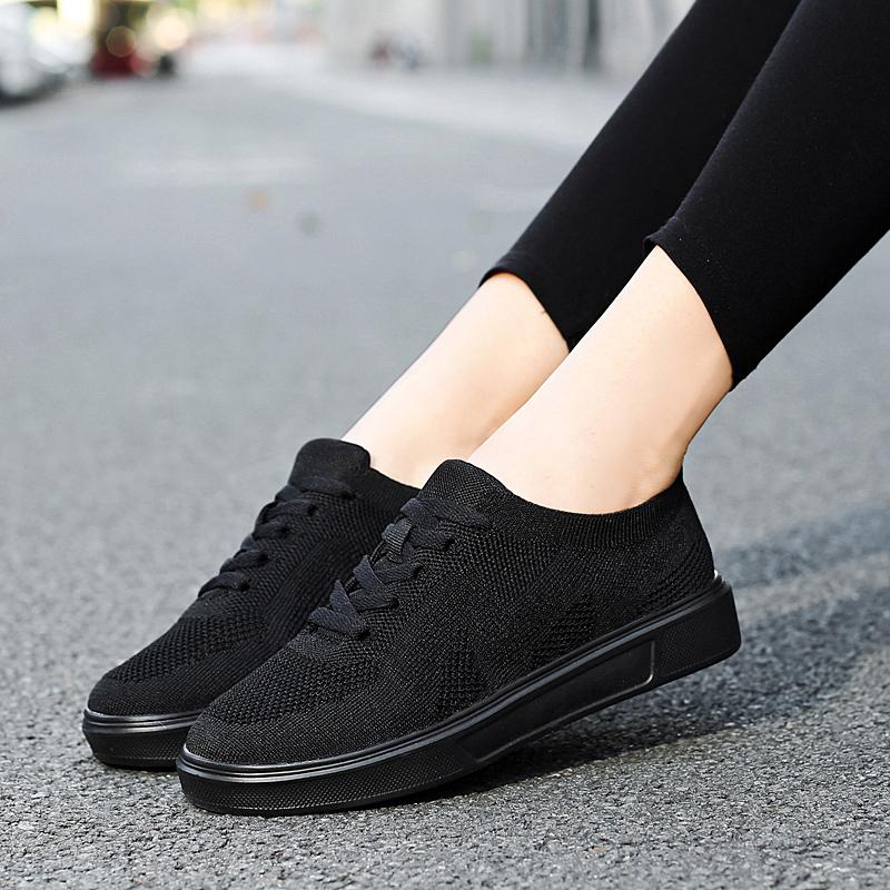 TUINANLE Pantofi Plati Femei Alb Alergare Mers pe jos Rezistenta la uzura Pantofi barbati