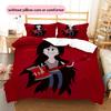 Marceline the Vampire Queen  Pattern Bedding Quilt Set  Home Decoration  Gift (1 * duvet cover + 2 * pillowcase  without core)