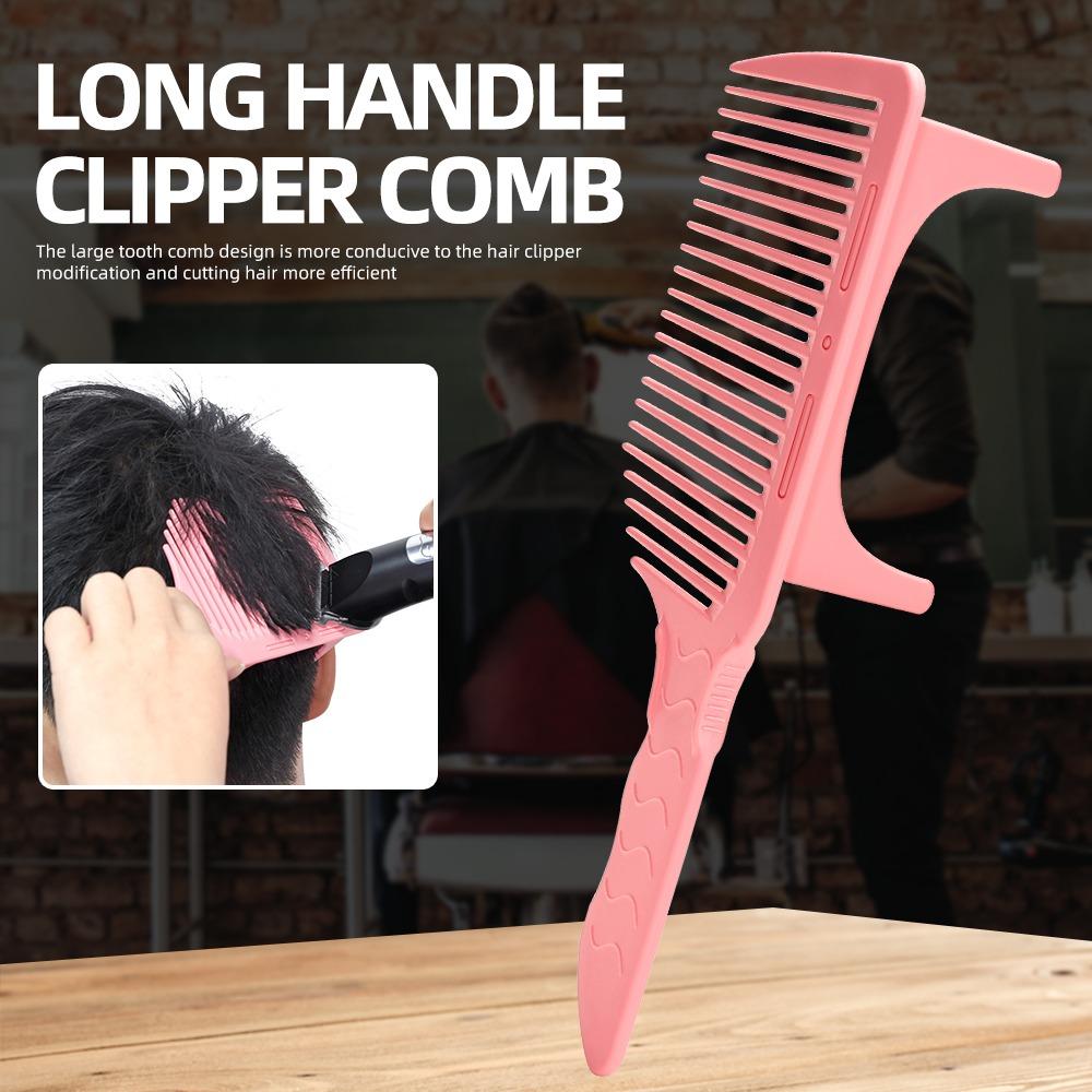 3Pcs\set Hair Cutting Barber Fade Comb Arc Design Blending Tool DIY Precision Clipper Comb  Home Use