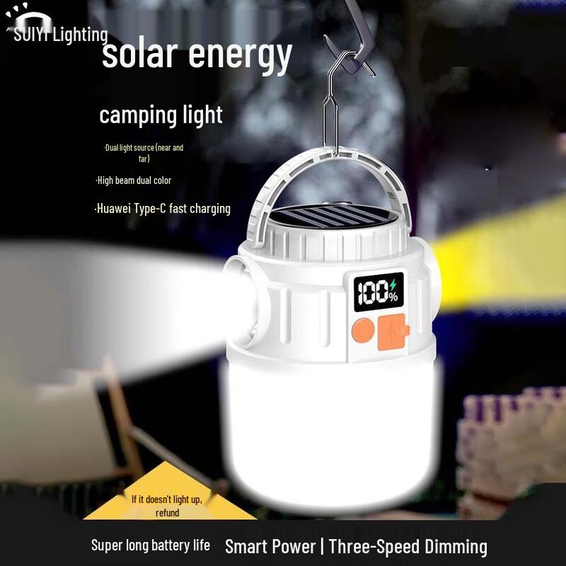 Portable Solar LED Emergency Light