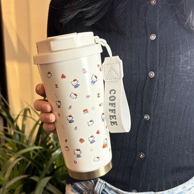 MRSIKEY Hello Kitty Insulated Straw Cup