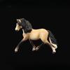 1Pc Children's Simulation Animal Toys Wildlife Model Set Solid Quarter Horse White Horse Black Horse Maxima Horse