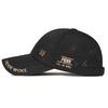 Summer Sunscreen Black Rubber Brim Quick-Drying Baseball Cap Men Embroidered Breathable Cap