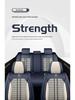 Ice Silk All-Season Car Seat Cushion - Universal Fit for Five-Seat Cars