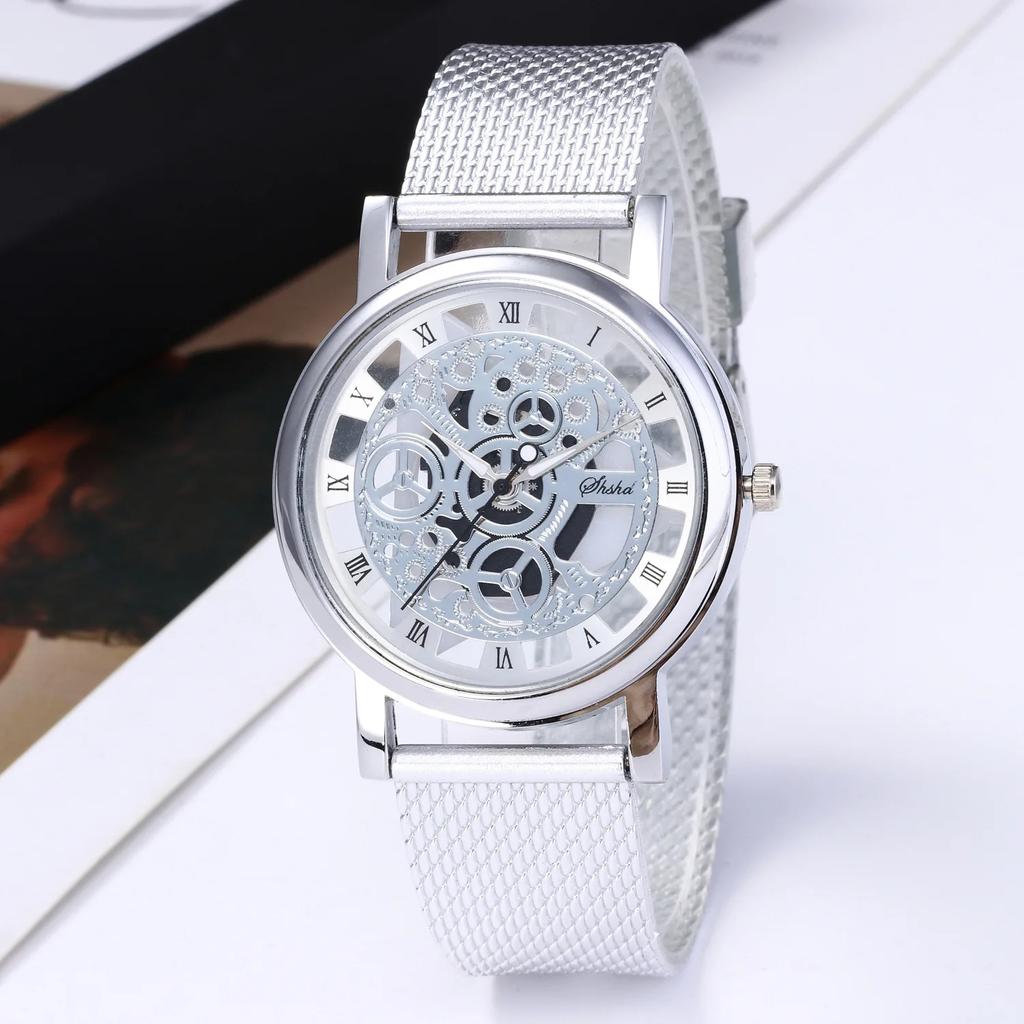 Fashion Casual Watch Women Luxury Quartz Sport Plastic Band Dial Wristwatch Elegant Round Casual Reloj Mujer