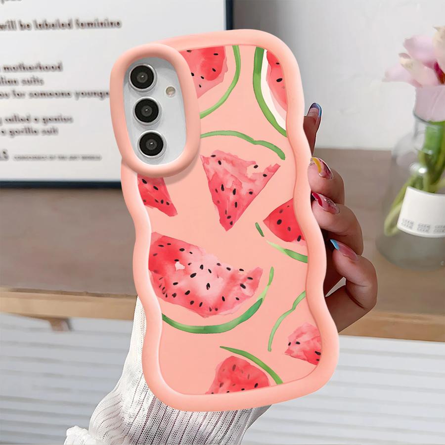 Case for Samsung Galaxy A52 A55 A06 A50 A02s A30 A51 A73 A20 A05 A03 A04 Soft Phone Cover Fruit Watermelon Kiwifruit