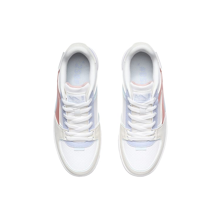Li Ning Synthetic Leather Versatile Slip Resistant, Abrasion Resistant, Balanced, Lightweight Low Top Skateboard Shoes AGCQ378-8