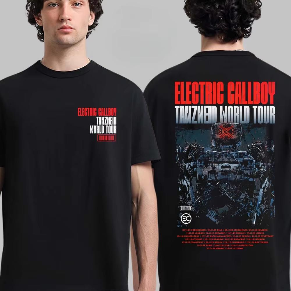 Electric Callboy Evil Thomas Train Graphic Tee Dark Cartoon Streetwear Casual Unisex