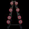 Jingshengxun Double-Layer Dumbbell Rack