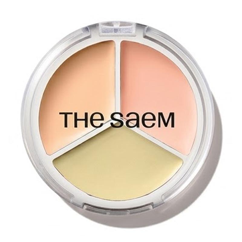 The Saem Cover Perfection Triple Pot Concealer Glow 2g