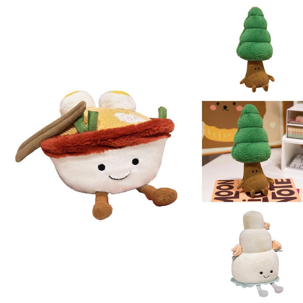 Adorable Jc Creative Plush Toy Pine Tree Ramen Doll Perfect For Holiday Decor And Girls' Room